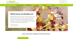 Desktop Screenshot of budburst.org
